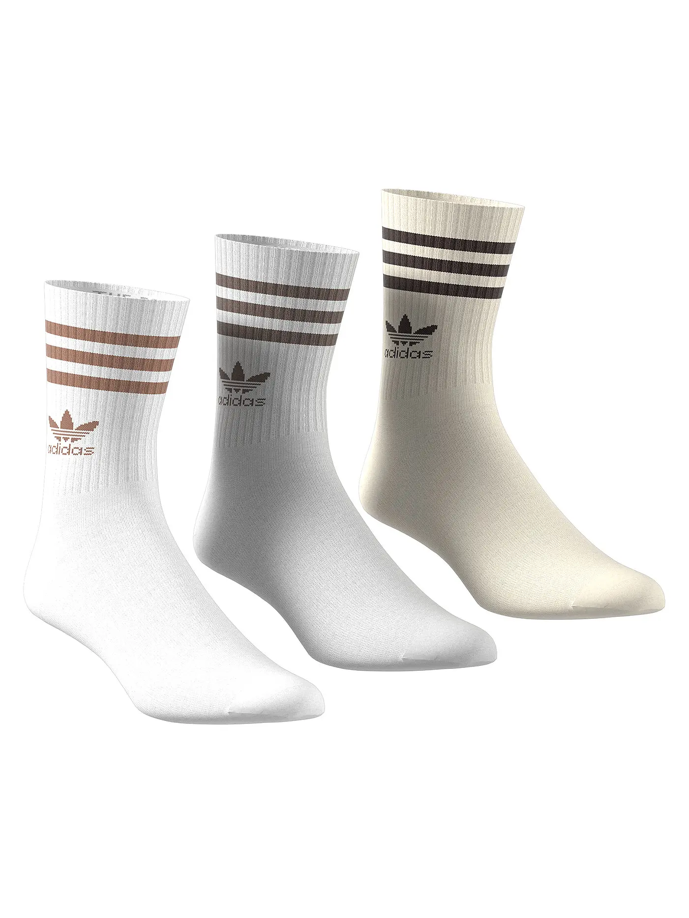 ADIDAS | Socken 3er Pkg. white/mgrey/wonwhi | 